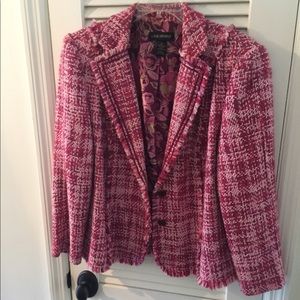 Women’s Pink Tweed Blazer
